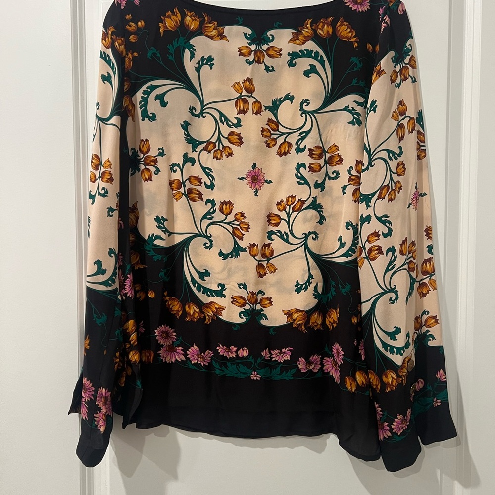 Maeve Anthropologie size 10 100% silk blouse - Picture 5 of 7
